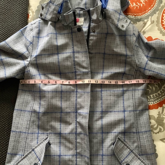 Boden Gray Check Suki Rain Coat - Picture 12 of 13
